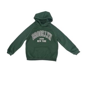 SHEIN Green Brooklyn New York Hoodie Sweatshirt Size Large Women’s
